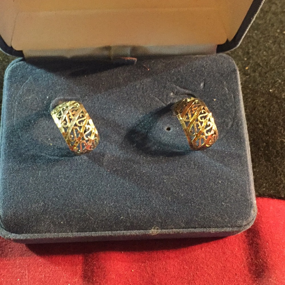 Beverly Hills silver earrings makers mark 925